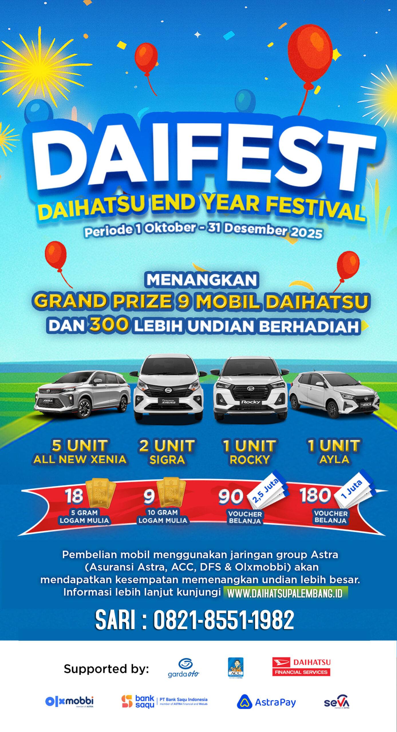 Daihatsu Palembang Harga Promo Daifest