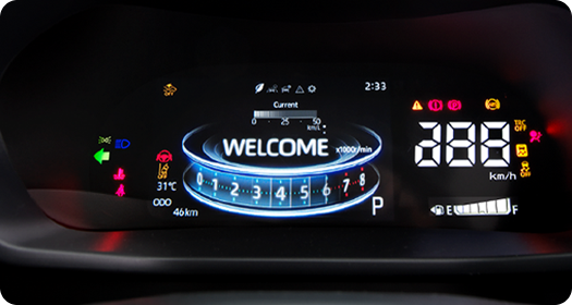 Full Digital Meter Cluster Daihatsu Rocky Palembang