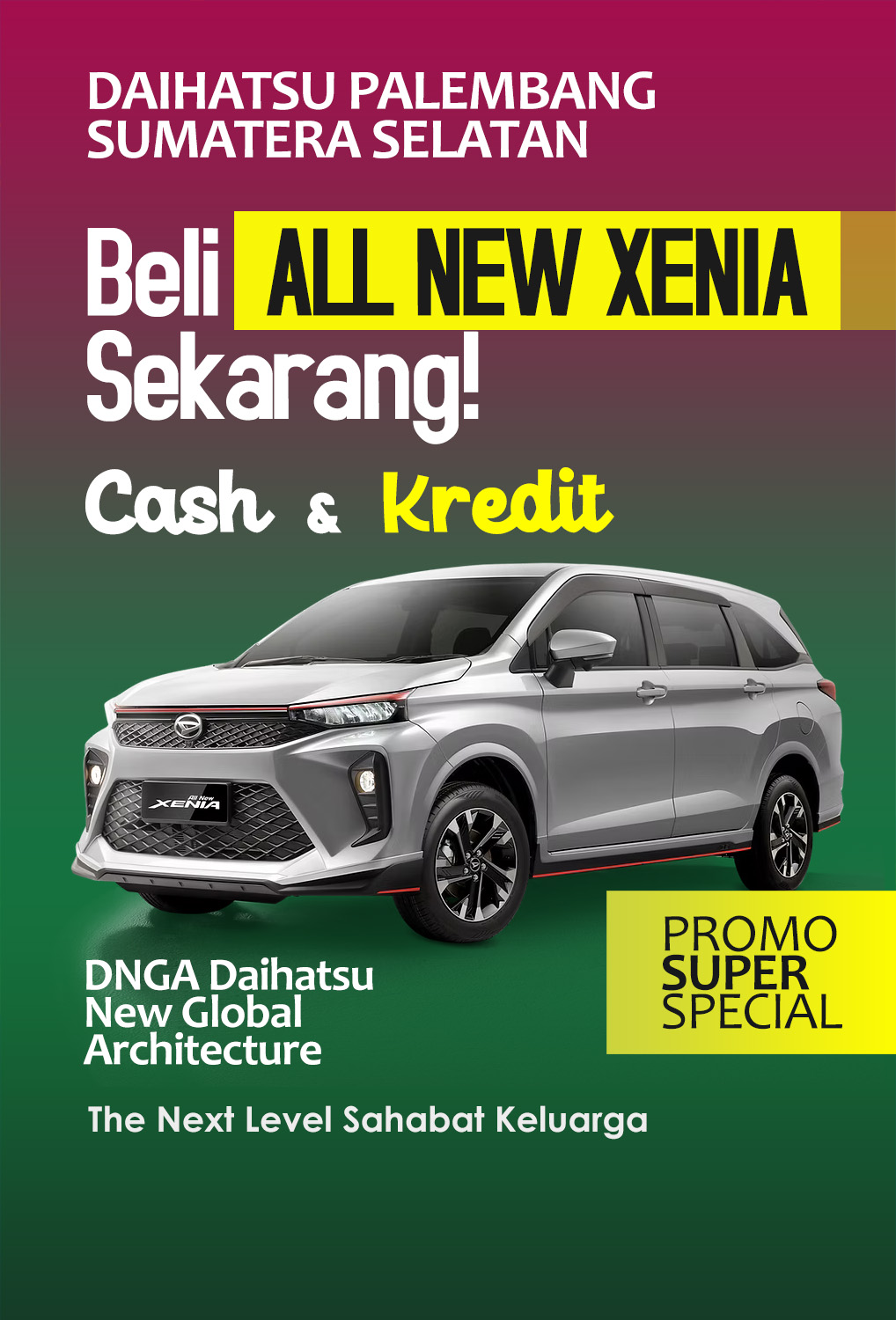 Xenia Daihatsu Palembang Harga 2026